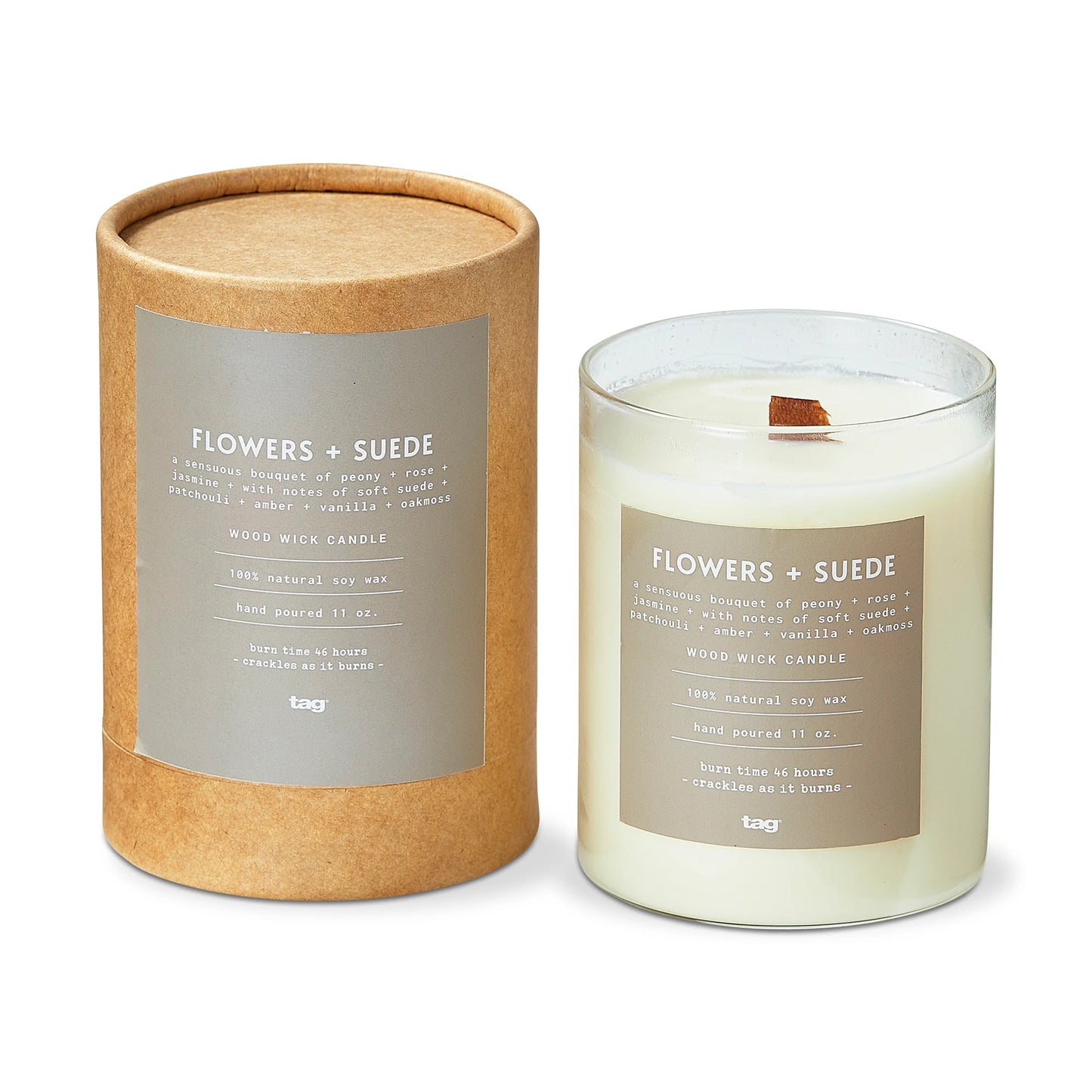 Flowers & Suede Candle