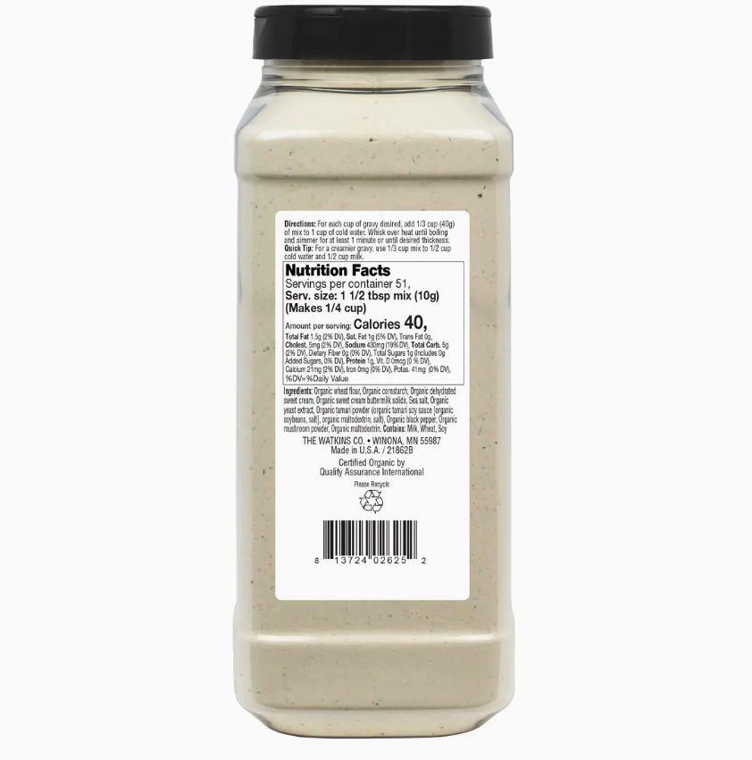Watkins: Country Gravy Gourmet Seasoning Mix