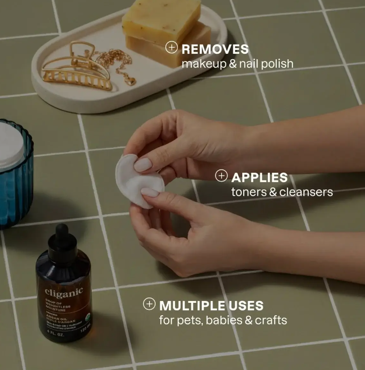 Cliganic: premium cotton rounds