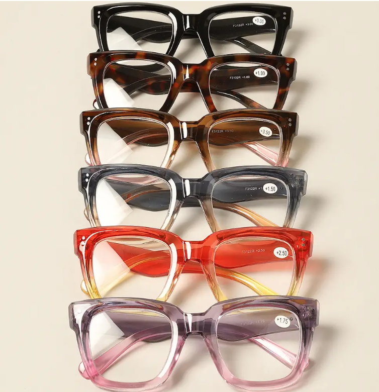 Women's Bold Oversized Square Reading Glasses