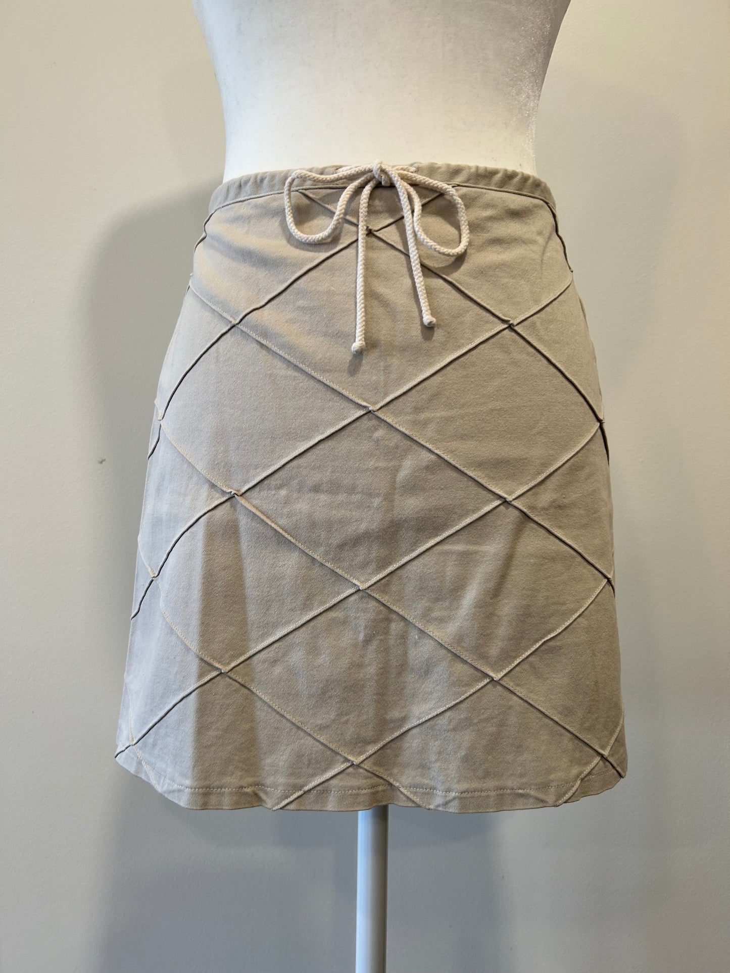 No Boundaries: khaki skirt