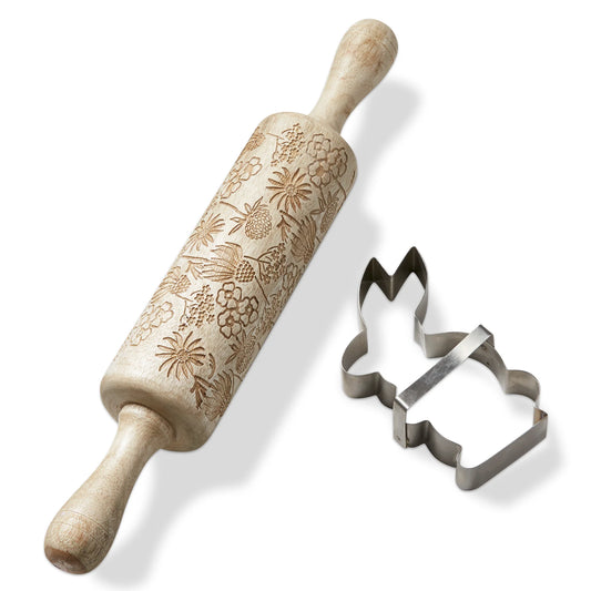 Rolling Pin & Cookie Cutter Set