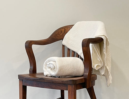 Linen Waffle Bath Towel (Limited Supply)