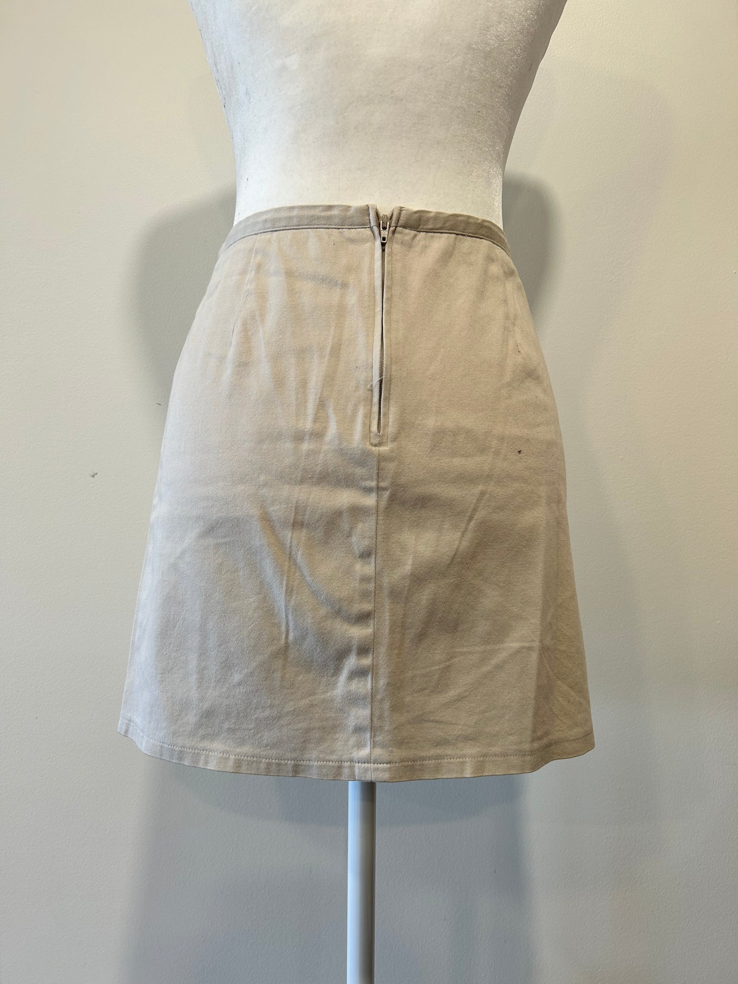 No Boundaries: khaki skirt