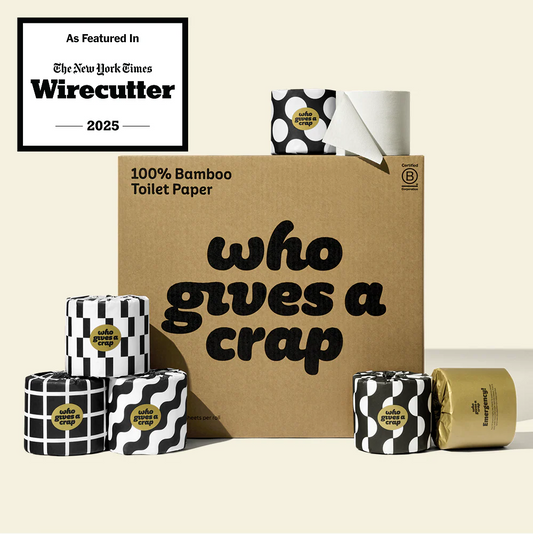 Who gives a crap toilet paper: bamboo