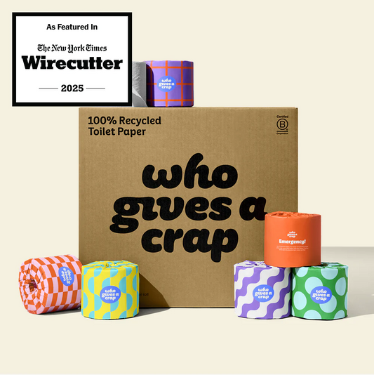 Who gives a crap toilet paper: recycled