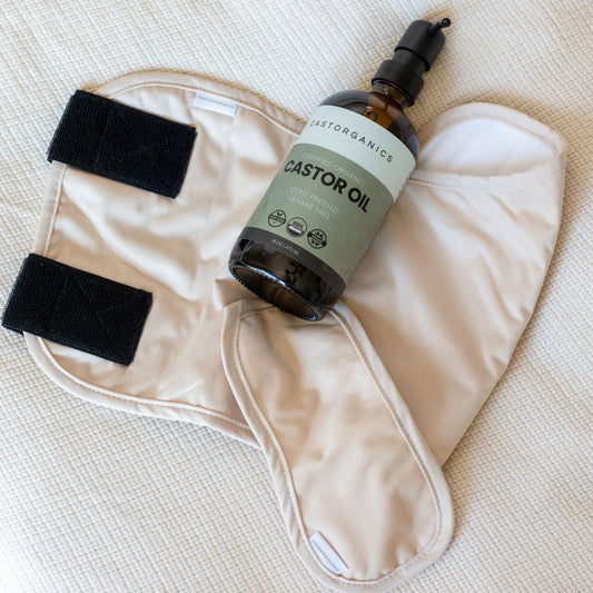 Castorganic: Cotton Castor Oil Packs & Eye Mask