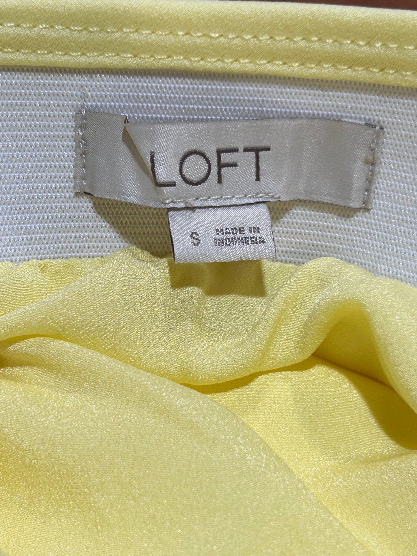 Loft: Butter Yellow Maxi skirt