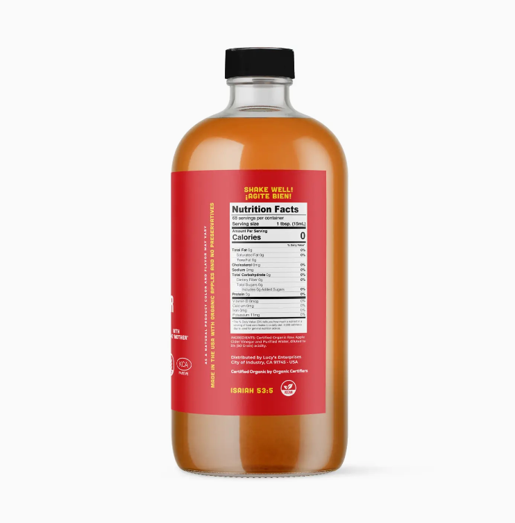 Lucys: Organic Apple Cider Vinegar 34oz