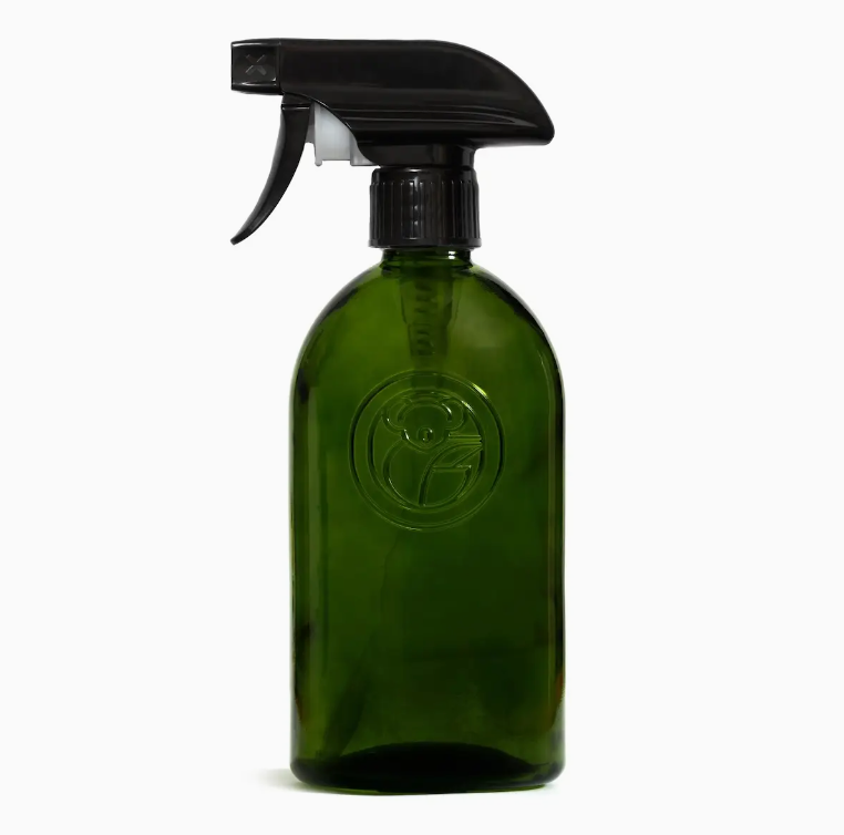 Apothecary glass bottle spray trigger