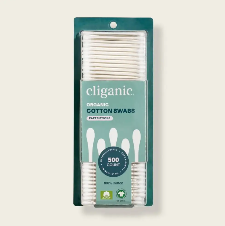 Cliganic: Cotton Swabs, 500ct
