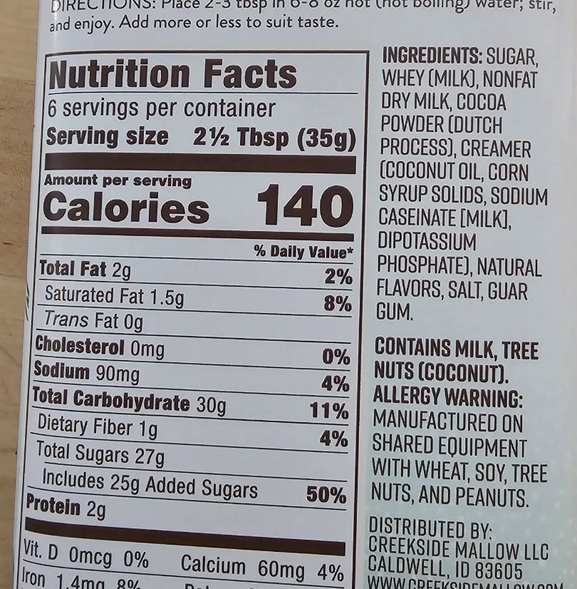 Creekside: Hot Cocoa Mix