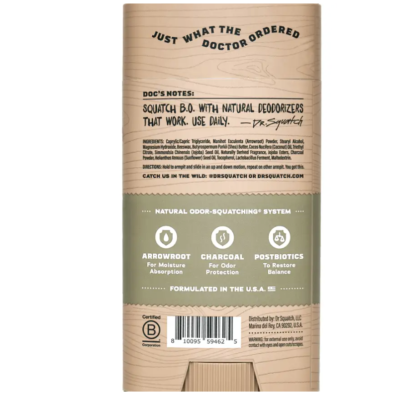 Dr. Squatch Deodorant