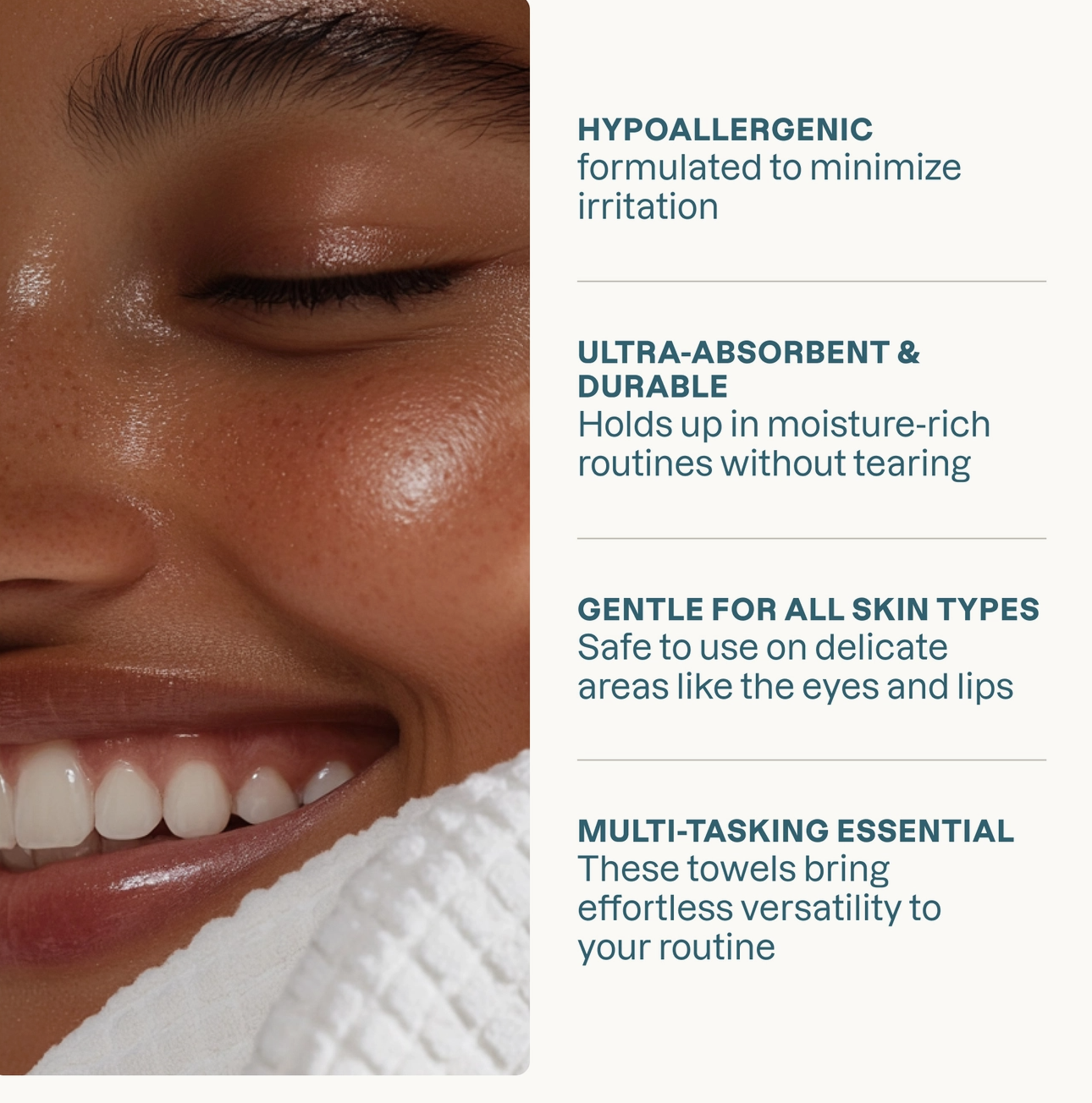 Cliganic: face towels