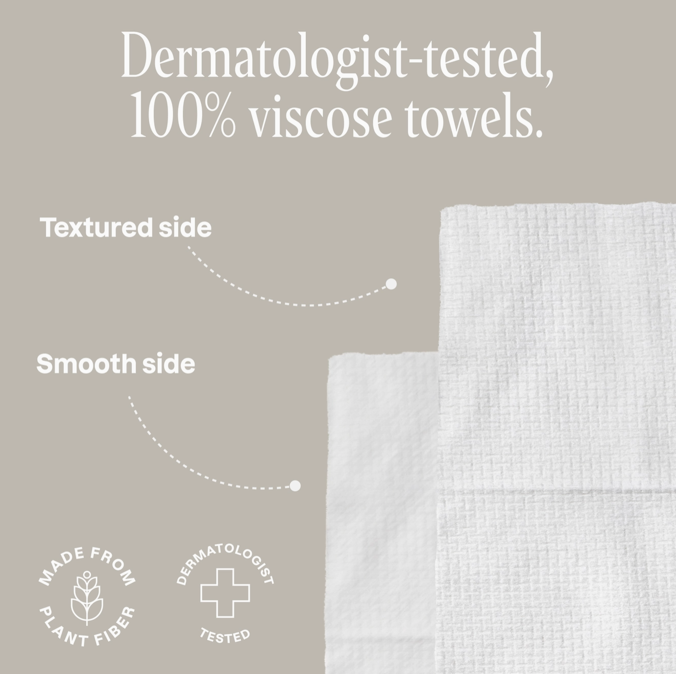 Cliganic: face towels