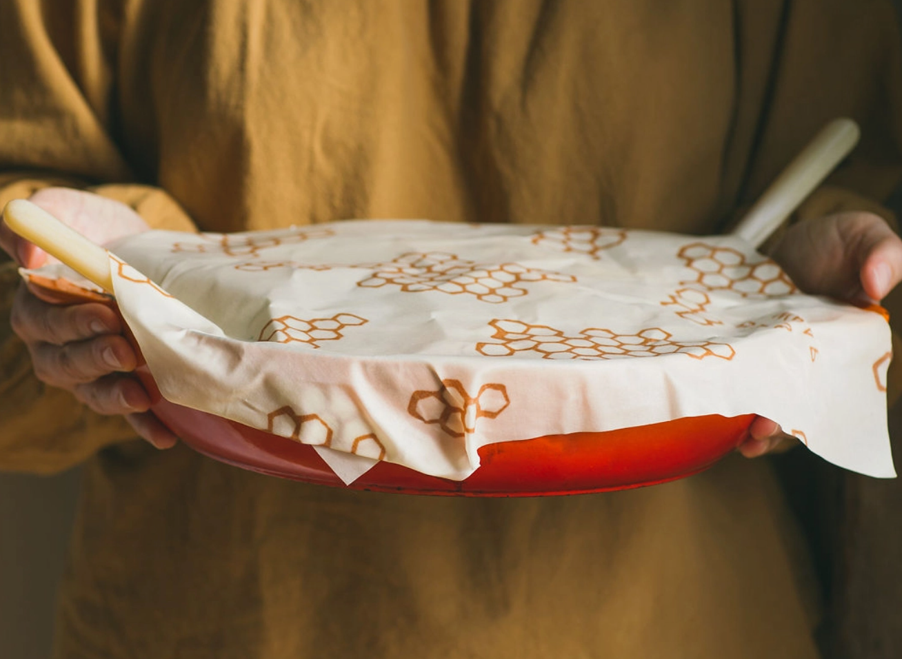 Bee’s Wrap: Bread Wrap - Honeycomb Print