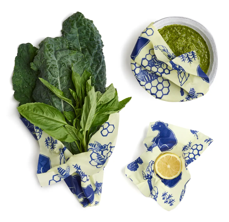 Bee’s Wrap: Assorted 3 Pack - Bees & Bears Print