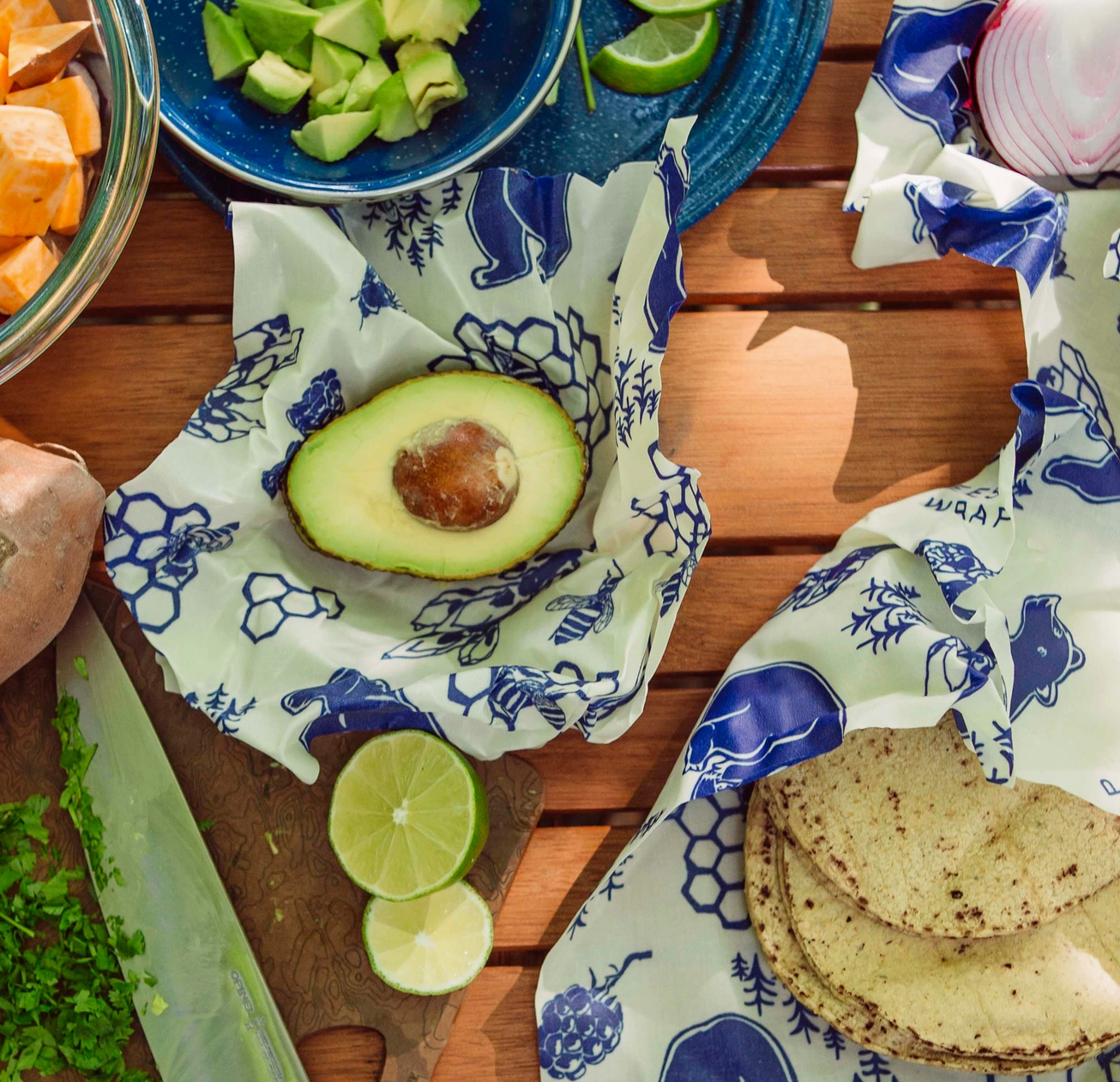 Bee’s Wrap: Assorted 3 Pack - Bees & Bears Print