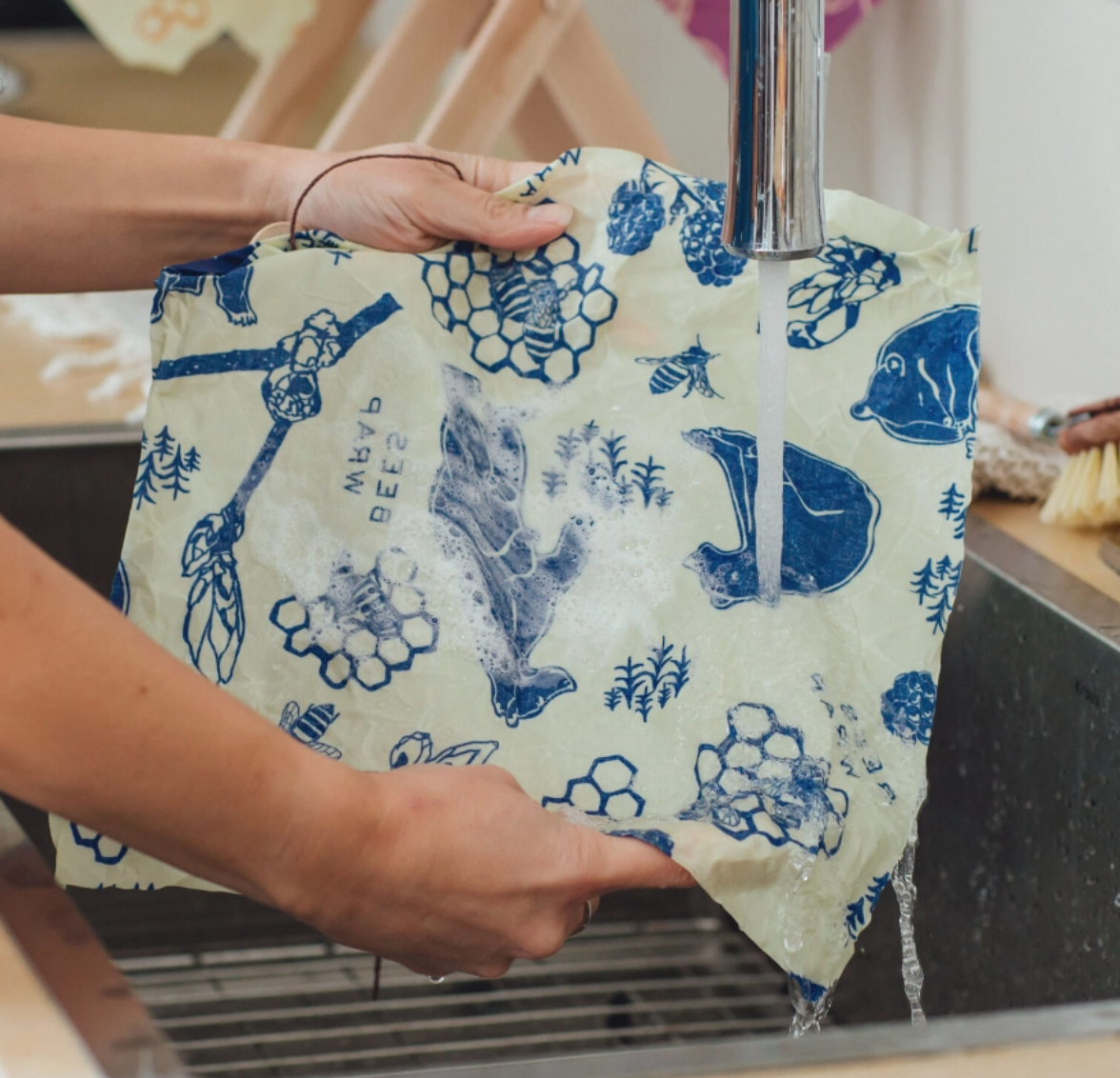 Bee’s Wrap: Assorted 3 Pack - Bees & Bears Print