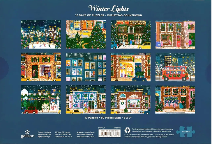 Joy Laforme: Winter Lights - 12 Days of Puzzles